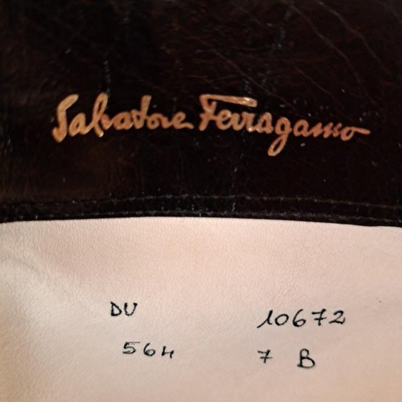 Salvatore Ferragamo Tall Leather Boots - Picture 7 of 7